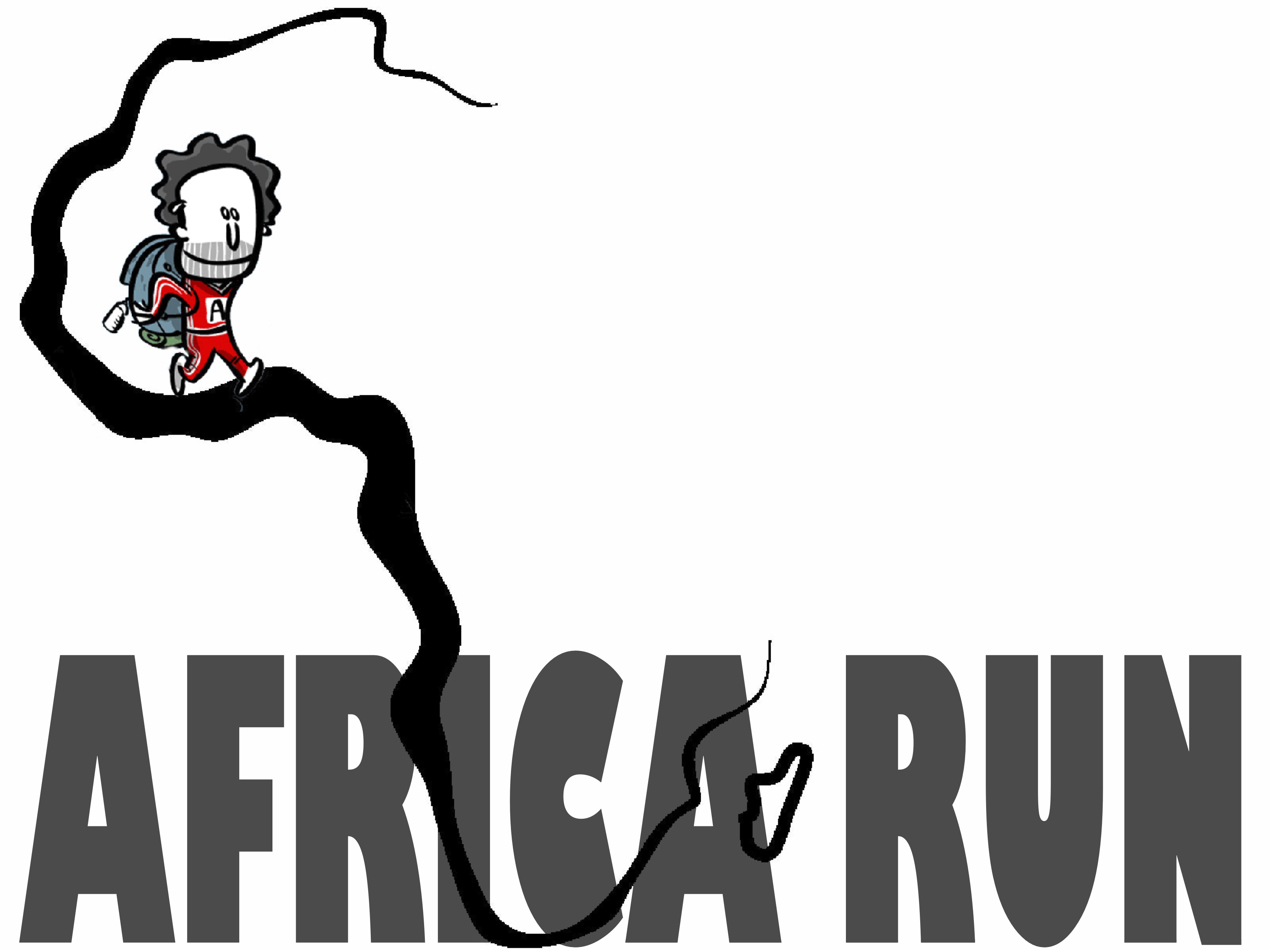 Logo Africa Run x t shirt